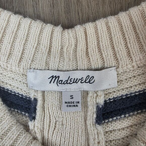 Madewell Greensboro Button-Back Sweater Size S - Picture 7 of 8